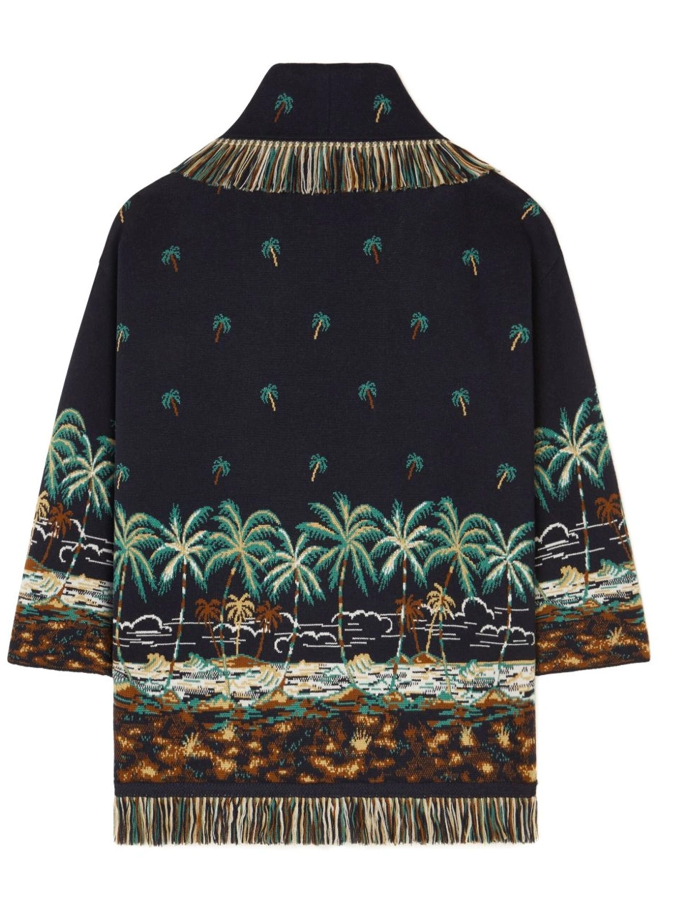 Affordable Alanui Tale The Women Of cardigan virgin-wool Hawaiian A 0629
